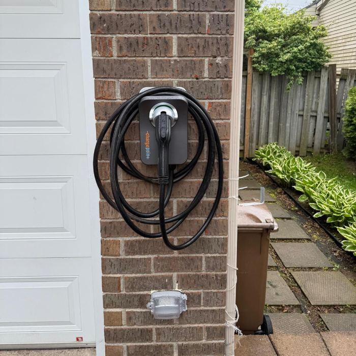 electric car charger installation